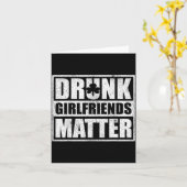 Drunk Girlfriends Funny Couple St Patricks Day 202 Kaart (Gele Bloem)