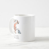 Drunk Père Noël w phoque mug (Devant gauche)