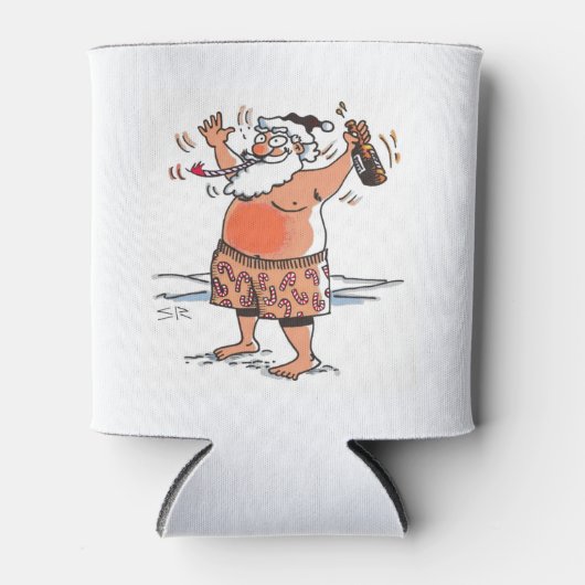 Drunk Santa can cooler (Voorkant)