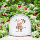Drunk Santa snow globe (Noël)