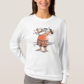 Drunk Santa women white long sleeve T-shirt (Devant)