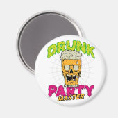Drunk Zombie Magnet (Recto/Verso)