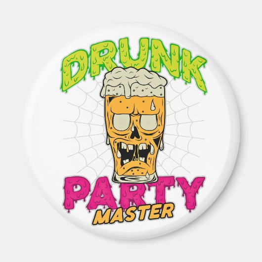 Drunk Zombie Magnet (Devant)