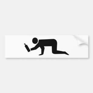 Drunken Mensen Bumpersticker