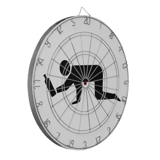 Drunken Mensen Dartbord (Voorkant Links)