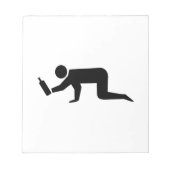 Drunken Mensen Notitieblok (Voorkant)