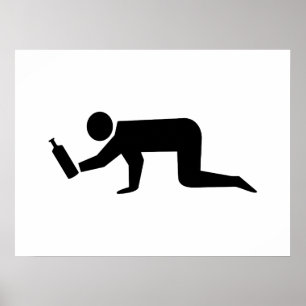 Drunken Mensen Poster