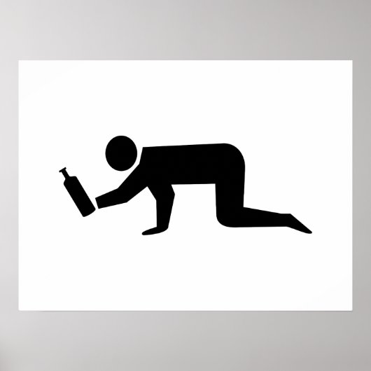 Drunken Mensen Poster (Voorkant)