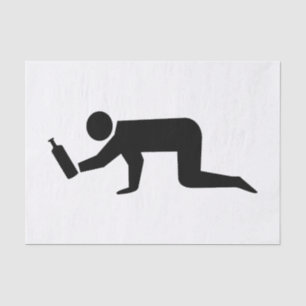 Drunken Mensen Tissuepapier