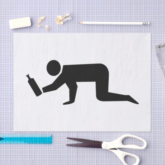 Drunken Mensen Tissuepapier (Craft)