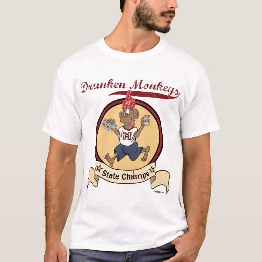 Drunken Monkeys t-shirt (Voorkant)