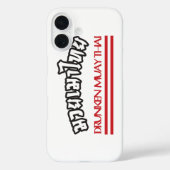 Drunken Muay Thai Case-Mate iPhone Case (Achterkant)