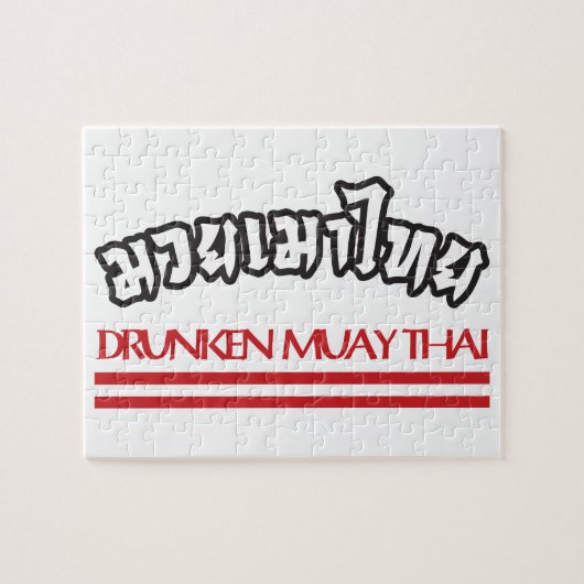 Drunken Muay Thai Legpuzzel (Horizontaal)