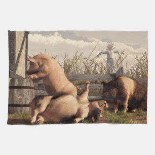 Drunken Pigs Theedoek