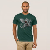 Drunken Santa Riding a Dragon T-shirt (Voorkant volledig)