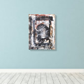 Drunken Self Portrait Wrapped Canvas (Insitu (Houten vloer))