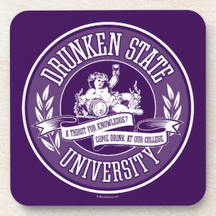 Drunken State Universiteit Drankjes Onderzetter