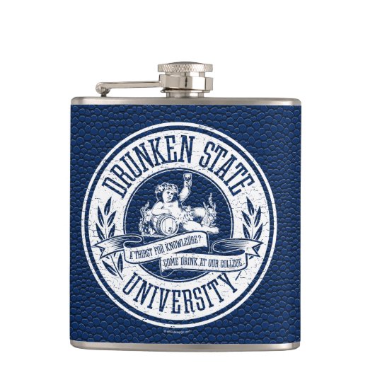 Drunken State Universiteit Heupfles (Voorkant)