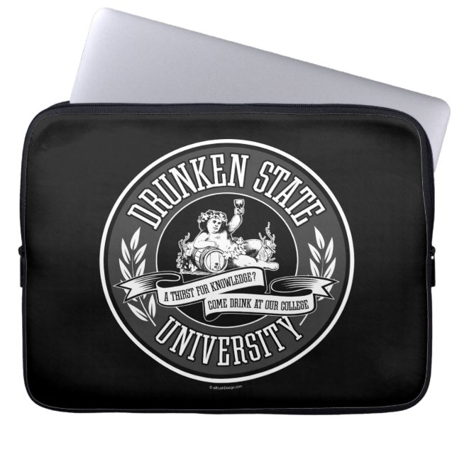 Drunken State Universiteit Laptop Sleeve (Voorkant)
