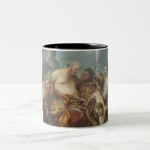 Drunkenness of Silenus (door Carle van Loo) Tweekleurige Koffiemok