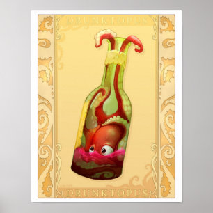 Drunktopus Poster