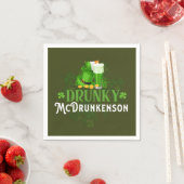 Drunky McDrunkerson St. Patrick's Day Servet (Insitu)