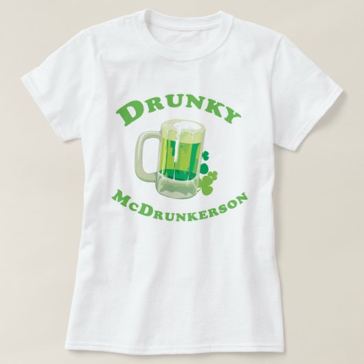 DRUNKY MCDRUNKERSON T-Shirt (Design voorkant)