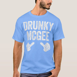 Drunky Mcgee St Patricks Day Couple T-shirt