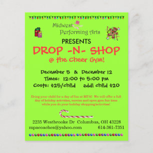 druppel in winkel flyer