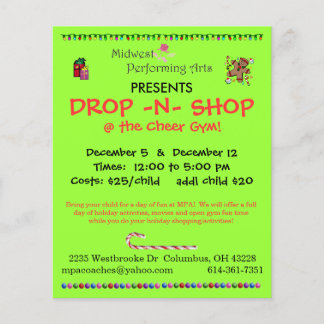 druppel in winkel flyer