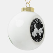 druppel keramische bal ornament (Links)
