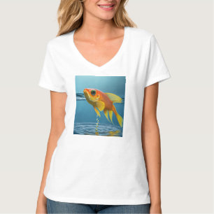 Druppel om te Duiken: Een Vloeibare Transformatie T-shirt