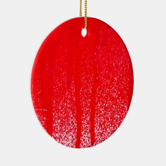 druppelbloed keramisch ornament (Rechts)