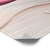 Druppelen Lotus Art Poster (Hoek)