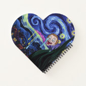 Druppelend gezicht Galaxy Notitieboek (Achterkant)