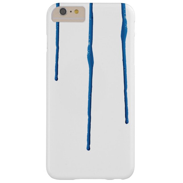 Druppelende blauwe verf Case-Mate iPhone case (Achterkant)