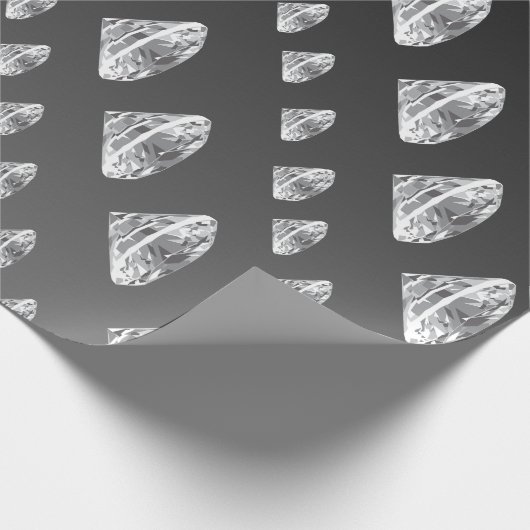 Druppelende diamanten | Luxe bruiloften Cadeaupapier (Hoek)