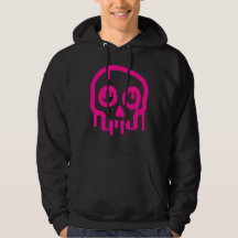 Druppelende Neon Graffiti Skull T-shirt