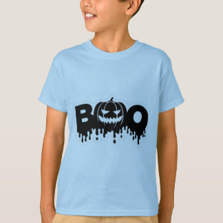 Druppelende Pumpkin Scream Shadow Boys T-shirt