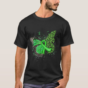 Druppelende vlinder groen lint nierziekte AWA T-shirt