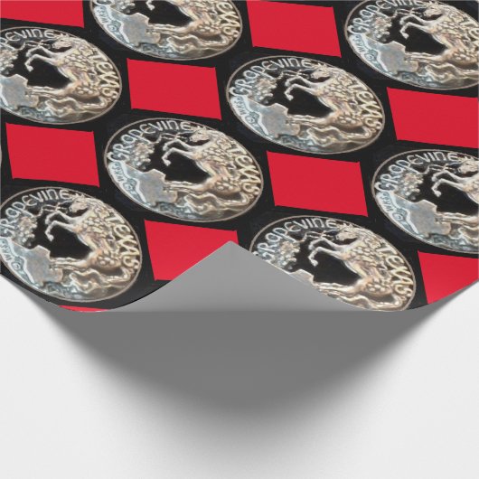 Druppelpapier voor mosterang cadeaupapier (Hoek)