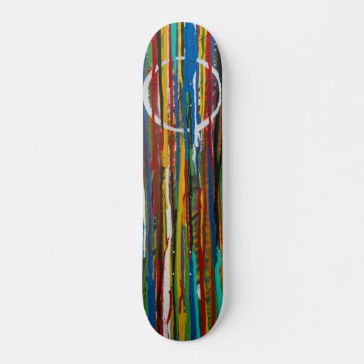 DRUPPELS VERVEN SKATEBOARD (Voorkant)