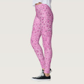 Druppels voor warm roze water leggings (Links)