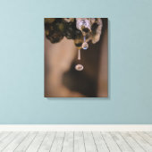 druppeltje canvas afdruk (Insitu (Houten vloer))