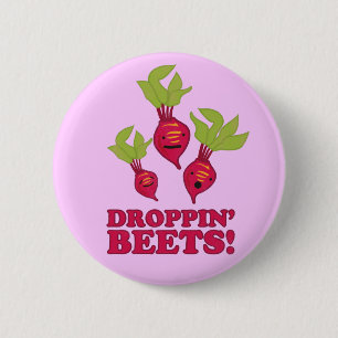 druppin-beets ronde button 5,7 cm