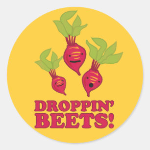 druppin-beets ronde sticker