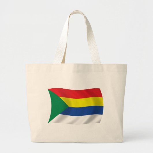 Druzen Vlag Boodschappentas Grote Tote Bag (Voorkant)