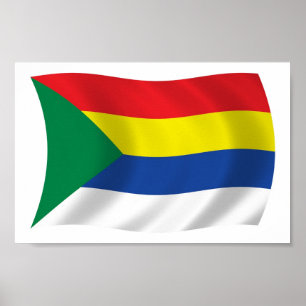 Druzen Vlag Poster Print