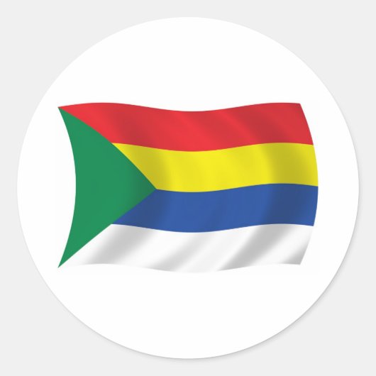 Druzen Vlag Sticker (Voorkant)