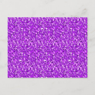 Druzy crystal - amethyst paars briefkaart
